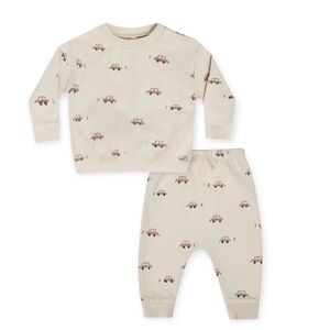 QUINCY MAE SWEATSHIRT & SWEATPANTS SET - CARS, 2-3Y